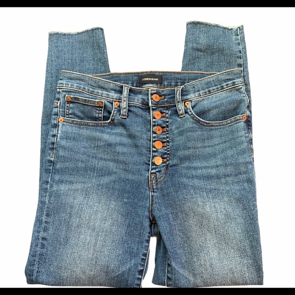 J.CREW high-rise toothpick jean in Size 28